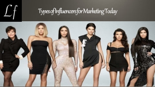 Types of Influencers for Marketing Today