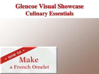 Glencoe Visual Showcase Culinary Essentials