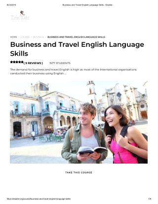 Business and Travel English Language Skills - Edukite