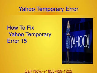 Yahoo Mail Temporary Error Code 15: How to fix it?