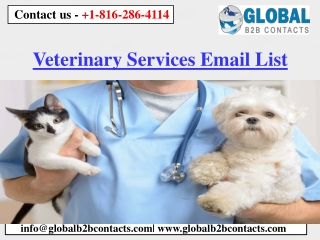 Veterinary Services Email List