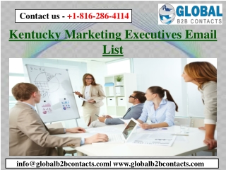 Kentucky Marketing Executives Email List