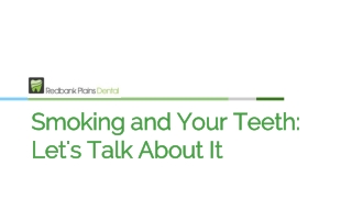 Smoking and Your Teeth: Let's Talk About It - Redbank Plains Dental