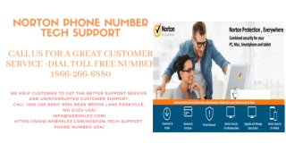 Norton Tech Support Phone Number USA