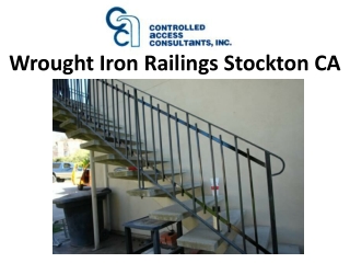 Wrought Iron Railings Stockton CA