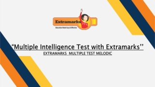 Multiple Intelligence Test with Extramarks