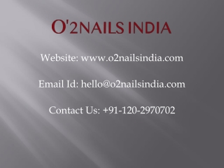 Nail Art Printer in India - O'2 Nails India