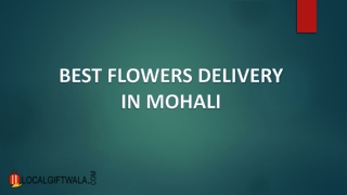 Best Flowers Delivery in Mohali