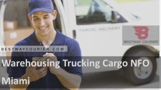 Trucking Services in Miami, Warehousing Trucking Cargo NFO Miami