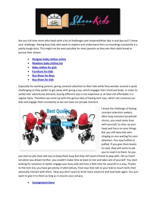 Online Children's Products