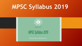 MPSC Syllabus 2019 | Livestock Development Officer, AFO Exam Pattern