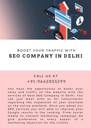 Tech India Infotech - Boost your traffic with SEO Company in Delhi