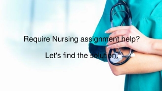 Nursing assignment help by My Assignment Services