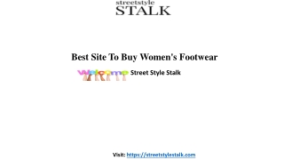 Best Site To Buy Women's Footwear