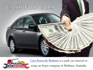 Cash for Car- Receive today from Car Wreckers, Brisbane