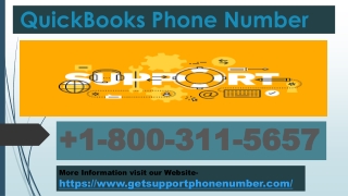 QuickBooks Support Phone Number 1-800-311-5657