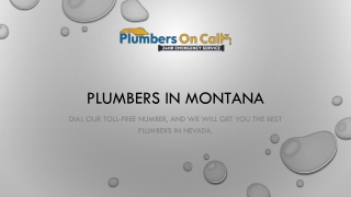 Plumbers in Montana-PPT