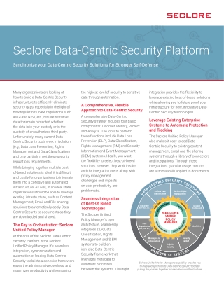 Seclore Data-Centric Security Platform