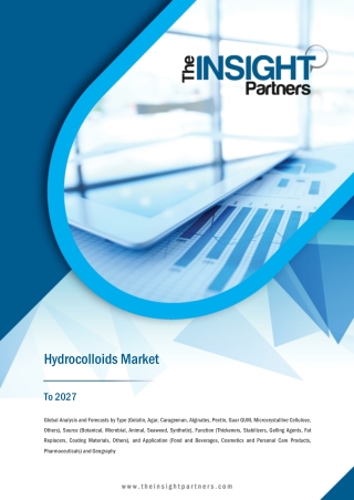 Industries Benefited from Hydrocolloids