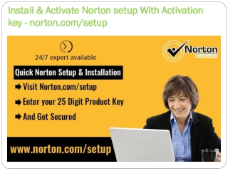 Install & Activate Norton setup With Activation key - norton.com/setup