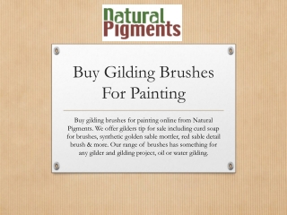 Buy Gilding Brushes For Painting | Gilders Tip For Sale