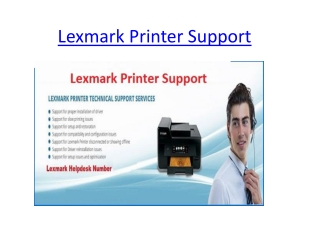 Lexmark Printer Support | Customer Service Toll-free Number