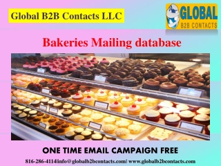 Bakeries Mailing database