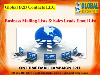 Business Mailing Lists & Sales Leads Email List