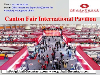 Canton Fair International Pavilion