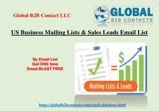 US Business Mailing Lists & Sales Leads Email List