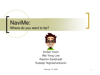 NaviMe: Where do you want to be?