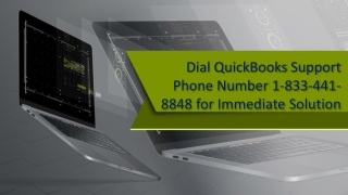 QuickBooks Support Phone Number 1-833-441-8848