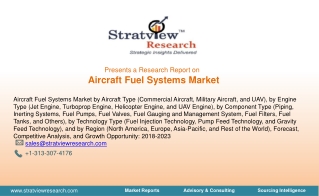 Aircraft Fuel Systems Market | Forecast upto 2023