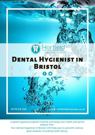 Dental Hygienist in Bristol