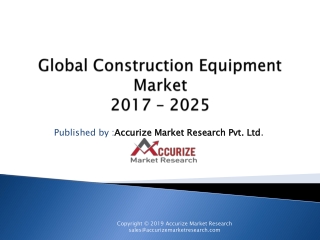 Global Construction Equipment Market