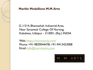 Marble Medallions M.M. Arts