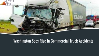 Washington Sees Rise In Commercial Truck Accidents