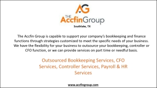 Outsource Bookkeeping and CFO Service