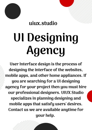 UI Designing Agency