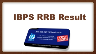 IBPS RRB Result 2019 | Download RRB CRP VIII Pre Exam Scorecard