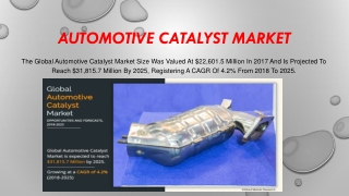 Automotive Catalyst Market Analysis, Growth Impact and Demand by Regions Till 2019