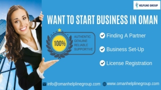 Company Formation - Quick and easy ways to start a business in Oman.