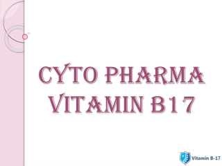 Cyto pharma vitaminb17
