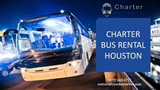 Charter Bus Rental Houston