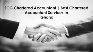SCG - Accounting firms in Ghana| Best chartered accountants