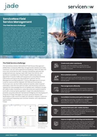 ServiceNow Field Service Management