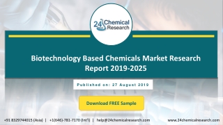 Biotechnology Based Chemicals Market Research Report 2019-2025