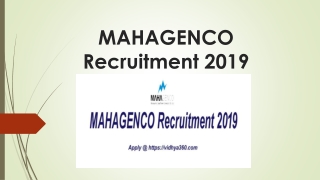 MAHAGENCO Recruitment 2019, Online Form, 746 Technician III Jobs