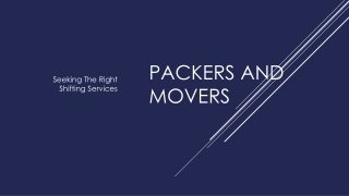 Packers and Movers