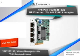 HP Ethernet 1GB 4P 331 FLR Adapter